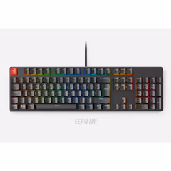 Glorious Gaming G-104-BLACK-DE, Coperchio per tastiera, Acrilonitrile butadiene stirene (ABS), Nero