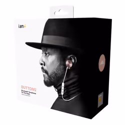 i.am+ BUTTONS Auricolare Wireless In-ear Musica e Chiamate Bluetooth Oro