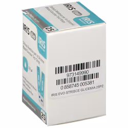 IRIS Evo Strisce reattive per la Glicemia 25 pz