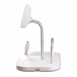 ZENS ZEDC29W/00 Caricabatterie per dispositivi mobili Cuffie, Smartphone, Orologio intelligente Argento, Bianco AC, USB Carica wireless Ricarica rapida Interno - Vista aggiuntiva 4