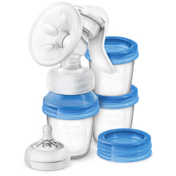 Philips AVENT SCF330/13 Tiralatte manuale con 3 vasetti