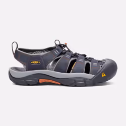 KEEN Newport H2, Maschio, Adulto, Blu, Grigio, Monocromatico, Gomma, Poliestere