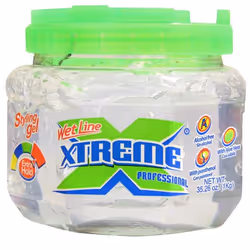 Wet Line Xtreme Professional Styling Gel Extra Hold Clear, Gel per capelli, Donna, Fissaggio