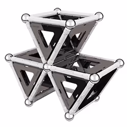 Geomag Panels Black&White 68 pcs Giocattolo con magnete al neodimio - Vista aggiuntiva 2