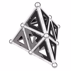 Geomag Panels Black&White 68 pcs Giocattolo con magnete al neodimio - Vista aggiuntiva 5