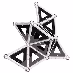Geomag Panels Black&White 68 pcs Giocattolo con magnete al neodimio - Vista aggiuntiva 6