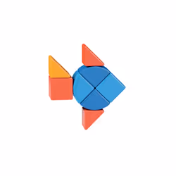 Geomag MagiCube 3 Shapes Recycled Animals - Vista aggiuntiva 5