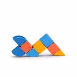 Geomag MagiCube Shapes Recycled Animals - Vista aggiuntiva 4