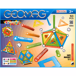 Geomag Confetti 50 pcs Giocattolo con magnete al neodimio