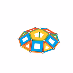 Geomag SuperColor Panels Recycled Giocattolo con magnete al neodimio - Vista aggiuntiva 8