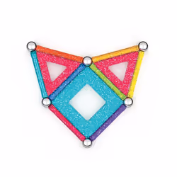 Geomag Glitter Panels Recycled Giocattolo con magnete al neodimio - Vista aggiuntiva 5
