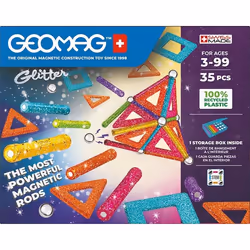 Geomag Glitter Panels Recycled Giocattolo con magnete al neodimio