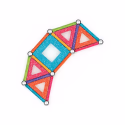 Geomag Glitter Panels Recycled Giocattolo con magnete al neodimio - Vista aggiuntiva 4