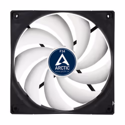 ARCTIC F14 Case per computer Ventilatore 14 cm Nero, Blu, Bianco