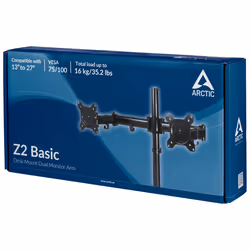 ARCTIC Z2 Basic 27" Scrivania Nero - Vista aggiuntiva 8