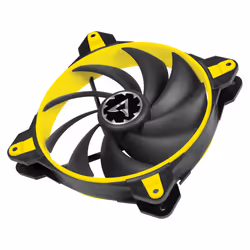 ARCTIC BioniX F140 Case per computer Ventilatore 14 cm Nero, Giallo