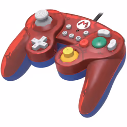 Hori Battle Pad (Mario) Blu, Rosso, Translucent USB Gamepad Nintendo Switch