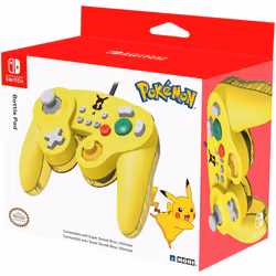 Hori Battle Pad Giallo USB Gamepad Analogico Nintendo Switch - Vista aggiuntiva 5