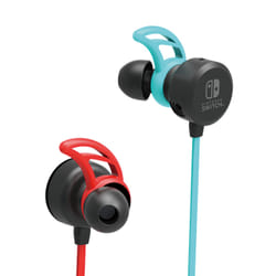 Hori Earbuds Pro Auricolare Cablato A clip, In-ear Gaming Blu, Rosso