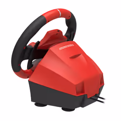Hori Mario Kart Racing Wheel Pro Deluxe Nero, Rosso USB Sterzo + Pedali Analogico Nintendo Switch - Vista aggiuntiva 4
