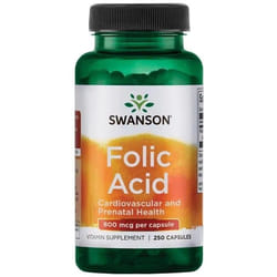 SWANSON Acido folico 800 mcg 250 St