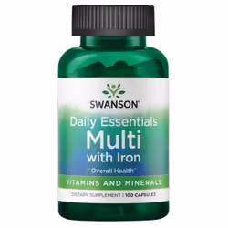 Daily Essentials Multi with Iron è un rafforzamento vitaminico e minerale del corpo con l&#039;aggiunta di ferro.