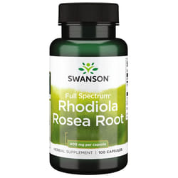 SWANSON Radice di Rhodiola Rosea 400mg 100 pz Capsule