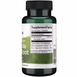 SWANSON Radice di Rhodiola Rosea 400mg 100 pz Capsule