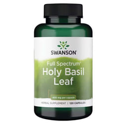 SWANSON Foglia di Basilico Santo 400 mg 120 pz Capsule