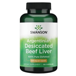 SWANSON Fegato di manzo essiccato argentino 500 mg 120 St