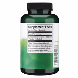 SWANSON Fegato di manzo essiccato argentino 500 mg 120 St