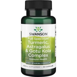 SWANSON Complesso di curcuma, astragalo e centella asiatica 60 St