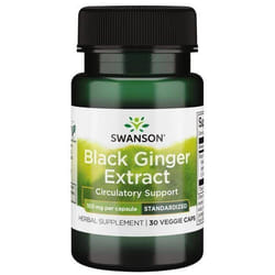 SWANSON Estratto di zenzero nero 100 mg 30 St