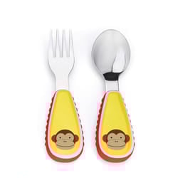 Skip Hop SH252352 posata per bambino Set di posate per bambini Marrone, Rosso, Argento, Bianco, Giallo Acciaio inox