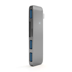 Satechi ST-TCUHM replicatore di porte e docking station per laptop USB 3.2 Gen 1 (3.1 Gen 1) Type-C Argento