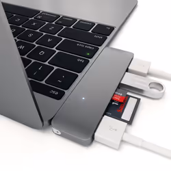 Satechi ST-TCUHM replicatore di porte e docking station per laptop USB 3.2 Gen 1 (3.1 Gen 1) Type-C Argento - Vista aggiuntiva 5