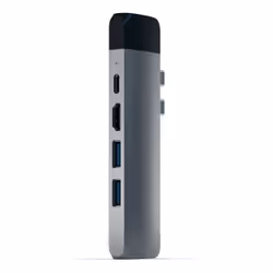 Satechi ST-TCPHEM replicatore di porte e docking station per laptop Thunderbolt 3 Grigio - Vista aggiuntiva 5