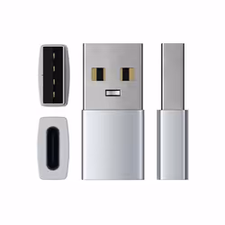 Satechi ST-TAUCS adattatore per inversione del genere dei cavi USB-A USB-C Argento - Vista aggiuntiva 4