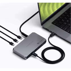 Satechi ST-HT4SHM-EU hub di interfaccia Thunderbolt 4 40000 Mbit/s Grigio - Vista aggiuntiva 4