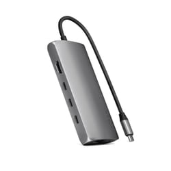 Satechi ST-P8KEM replicatore di porte e docking station per laptop Cablato USB 3.2 Gen 1 (3.1 Gen 1) Type-C Grigio