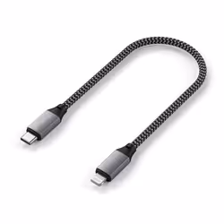 Satechi ST-TCL10M cavo USB 0,25 m USB C USB C/Lightning Nero, Grigio