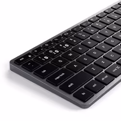 Satechi Slim X1 tastiera Ufficio Bluetooth QWERTY Inglese Nero, Grigio - Vista aggiuntiva 4