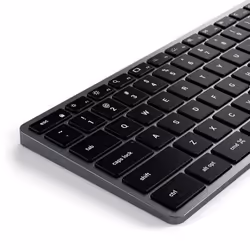 Satechi Slim W3 tastiera Universale USB QWERTY Inglese Alluminio, Nero - Vista aggiuntiva 4