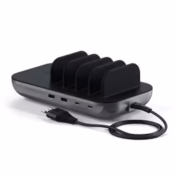 Satechi ST-WCS5PM-EU Caricabatterie per dispositivi mobili Cuffie, Smartphone, Tablet Nero, Grigio AC Carica wireless Ricarica rapida Interno - Vista aggiuntiva 2