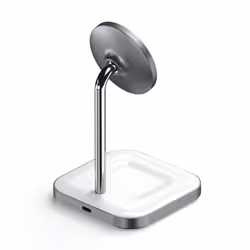 Satechi ST-WMCS2M Caricabatterie per dispositivi mobili Cuffie, Smartphone Argento, Bianco USB Carica wireless Interno - Vista aggiuntiva 4