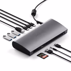 Satechi ST-UCT4DM replicatore di porte e docking station per laptop Cablato Thunderbolt 4 - Vista aggiuntiva 4