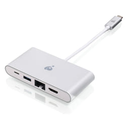 iogear GUH3C3PD replicatore di porte e docking station per laptop USB 3.2 Gen 1 (3.1 Gen 1) Type-C Bianco