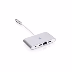 iogear GUH3C3PD replicatore di porte e docking station per laptop USB 3.2 Gen 1 (3.1 Gen 1) Type-C Bianco