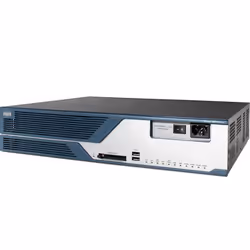 Cisco 3825, WAN Ethernet, Blu, Acciaio inox
