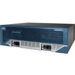 Cisco 3845, WAN Ethernet, Blu, Acciaio inox